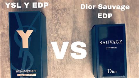 ysl y edp vs dior sauvage edp|y edp vs sauvage.